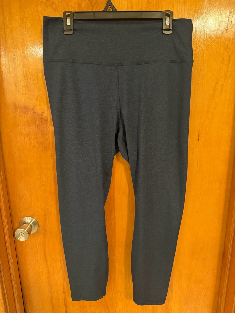 Quince Ultra-Soft High-Rise Legging in Heather Navy size XL Short - Picture 4 of 7